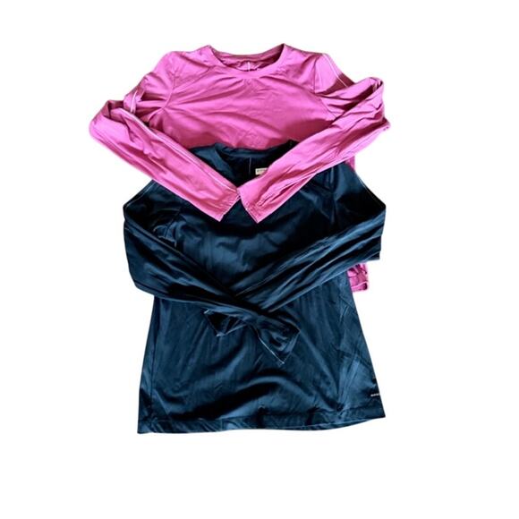 Mondetta Performance + Luxury Long Sleeve Tops Bundle M Pink & Black - Picture 2 of 5